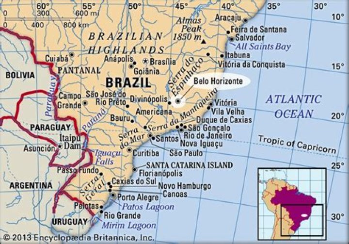 Where in Brazil is Belo Horizonte?