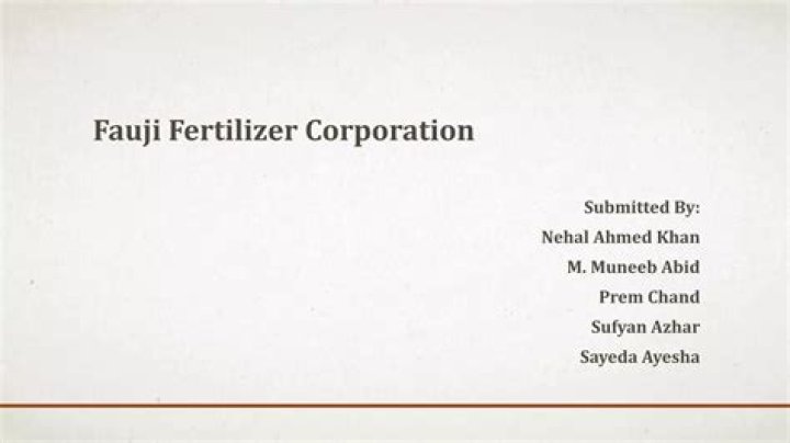 Where is Fauji Fertilizer located?