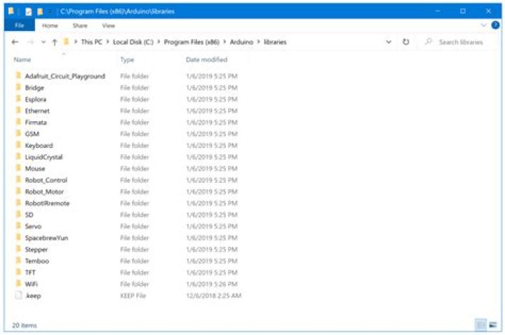 Where is the Arduino Library folder on Mac?