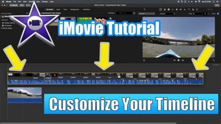 Where is the timeline viewer in iMovie?