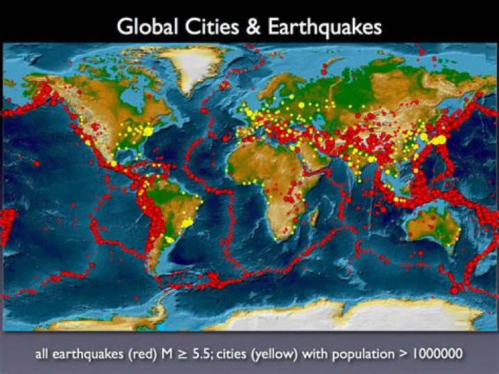 Where was the most recent earthquake 2020?