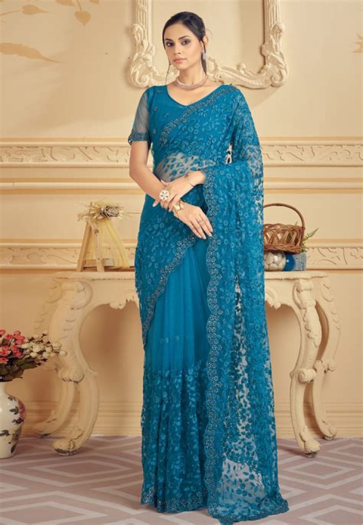 Which blouse is best for net saree?