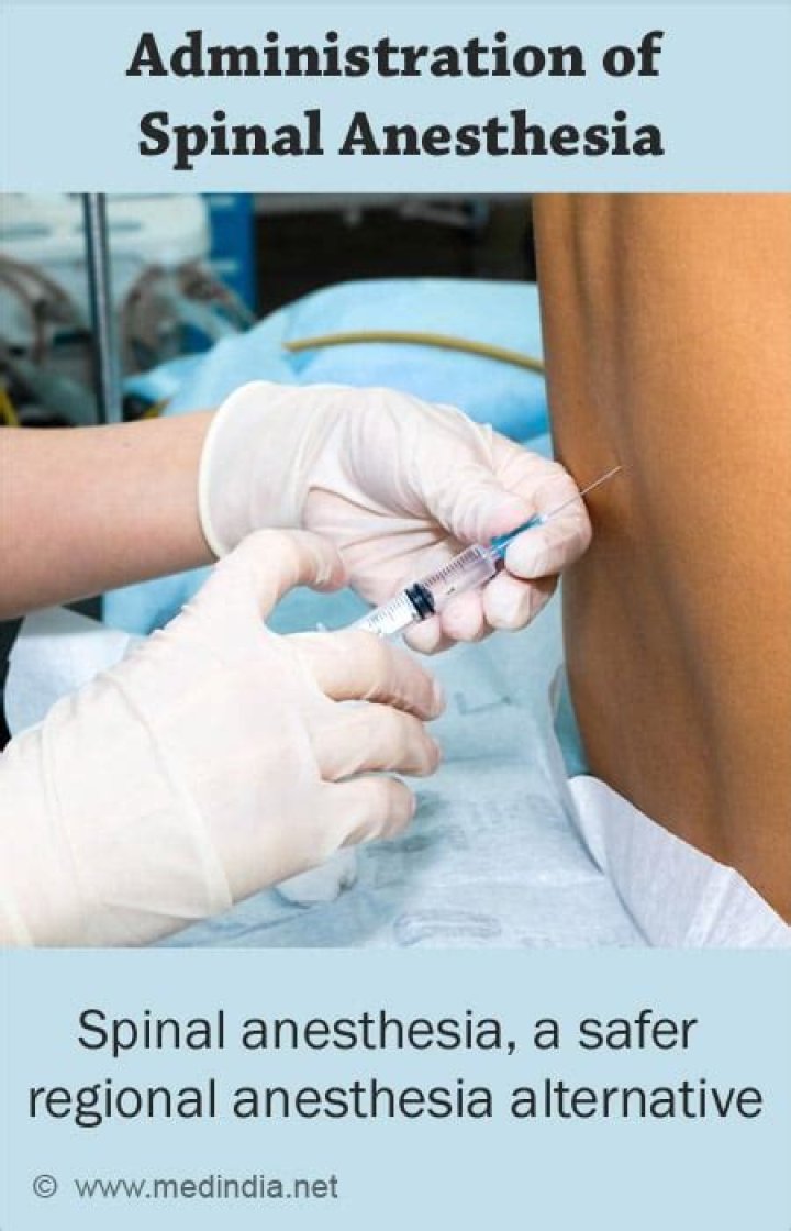 Which of these is a possible side effect of spinal anesthesia?
