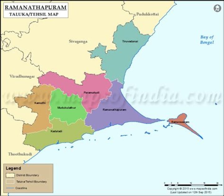 Which Taluk is Ramanathapuram?