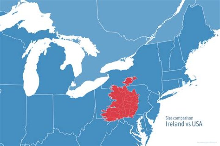 Which US state is the same size as Norway?