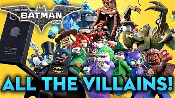 Who are all the villains in Lego Batman movie?