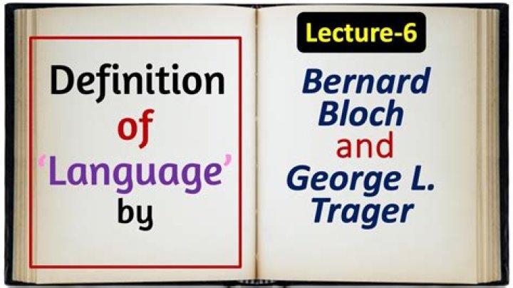 Who are Bloch and Trager?