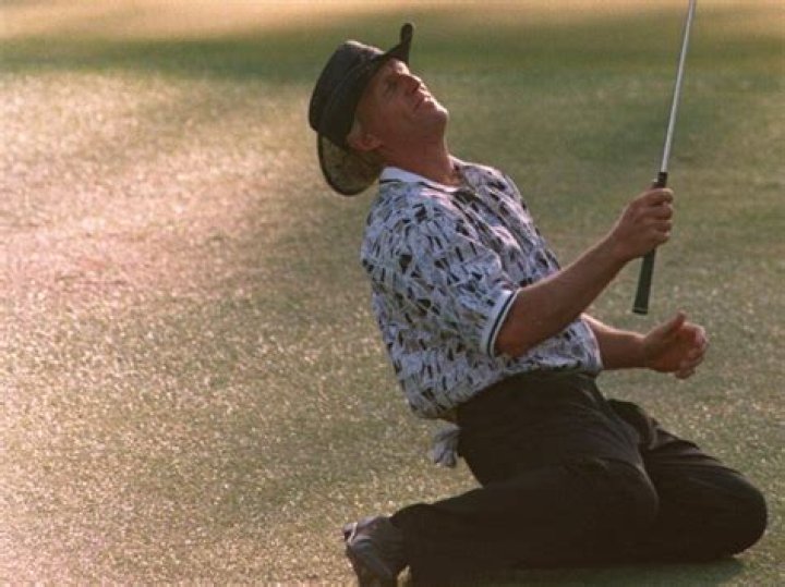 Who chipped in at Masters to beat Greg Norman?