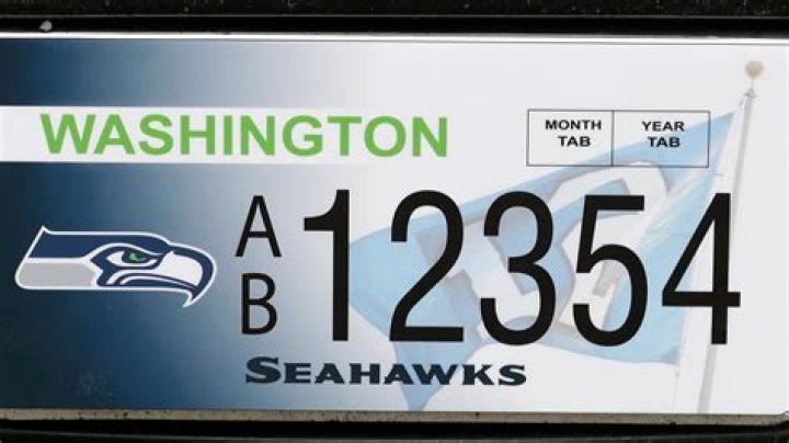 Who designed the Washington state license plate?