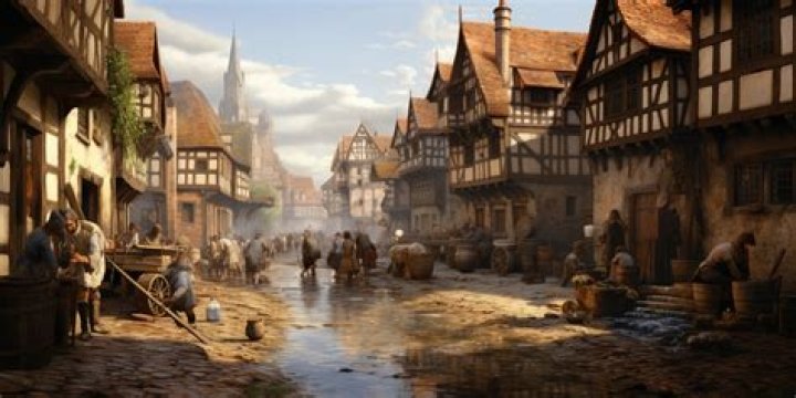 Who dominated the economic life of medieval towns?