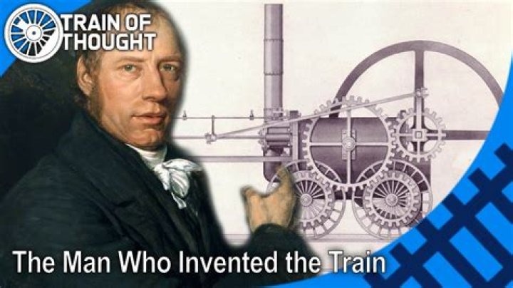 Who invented train first?