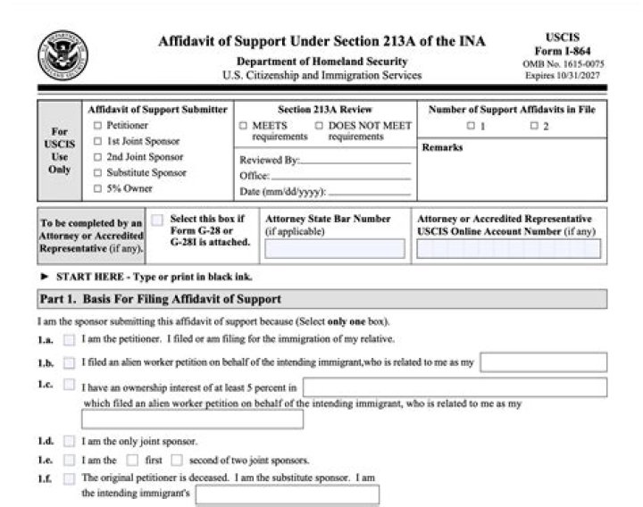 Who is exempt from i864?
