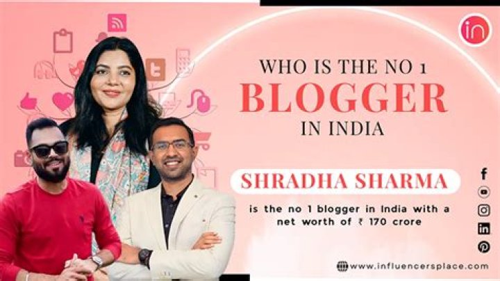 Who is the No 1 blogger in India?