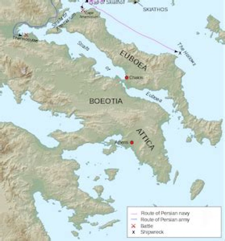 Who led the Greek navy at artemisium?