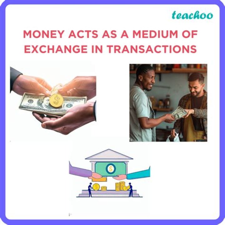 Who said money is a medium of exchange?