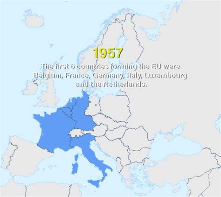 Who were the first members of the European Union?