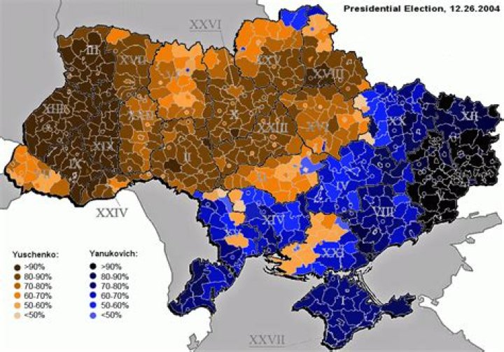 Who won the 2004 Ukraine election?