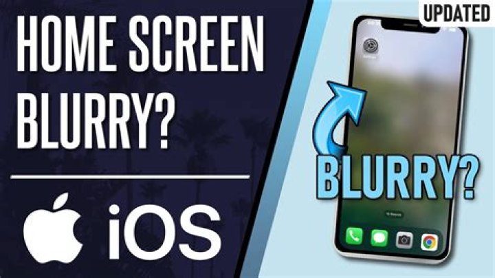 Why are my pictures blurry on my iPhone 6?