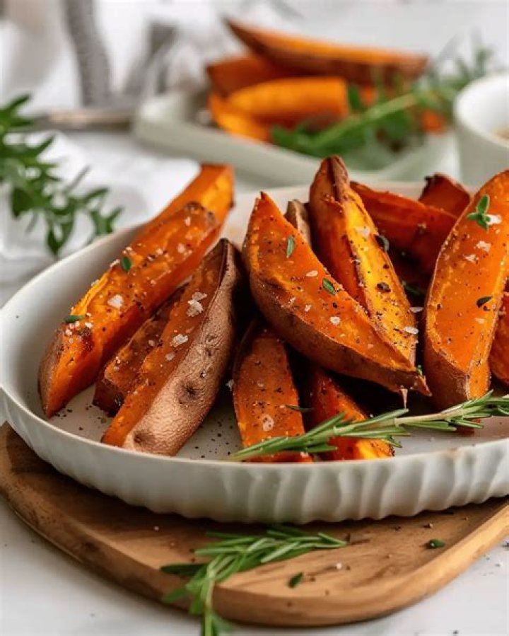 Why are my sweet potatoes not crispy?