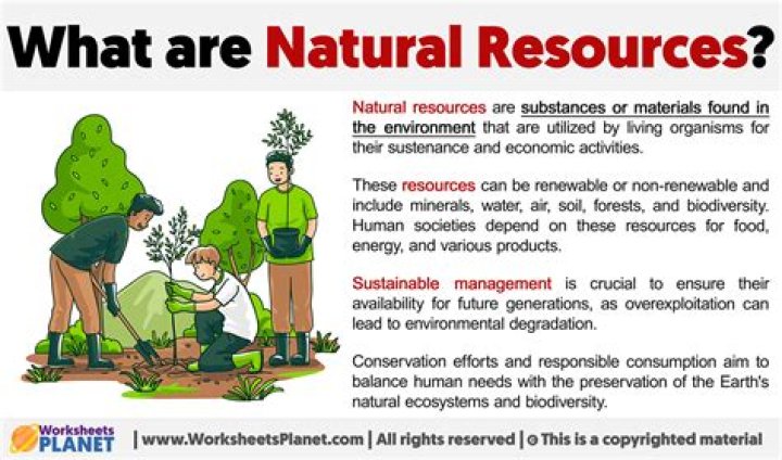 Why are natural resources important in the US?