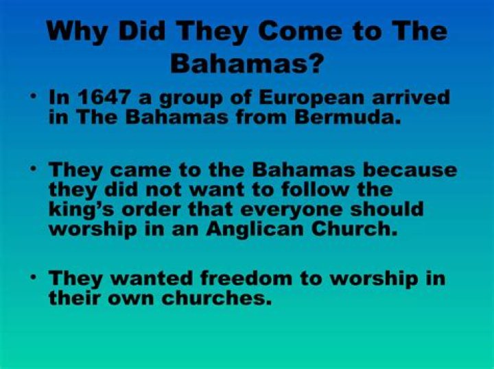 Why did the Eleutheran Adventurers migrate to the Bahamas?