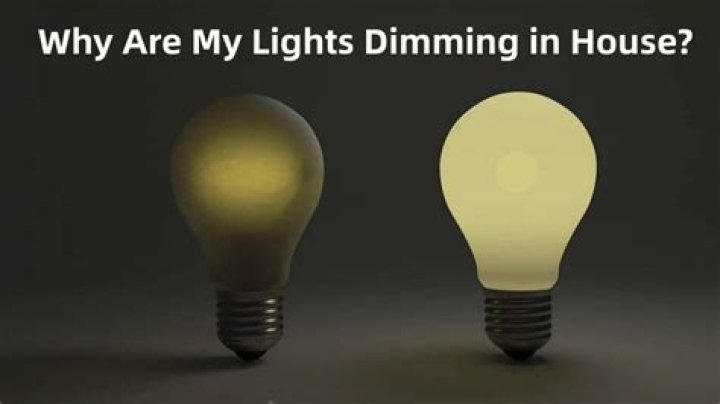 Why do my lights dim when I accelerate?