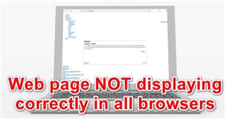 Why do some Web pages not display correctly in Safari?