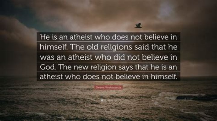 Why does an atheist not believe in God?