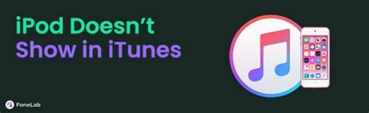 Why does my iPod Nano not show up in iTunes?