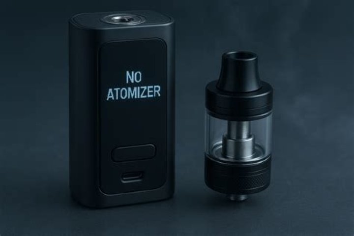 Why does my tank Say No atomizer?