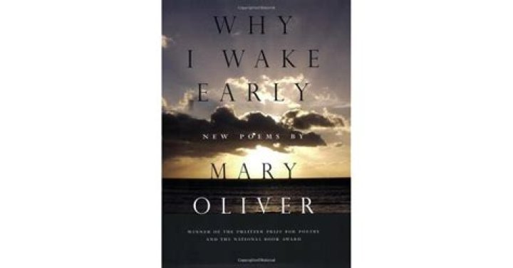 Why I wake up early by Mary Oliver?