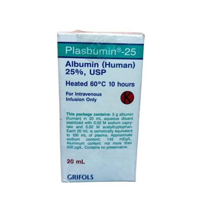 Why is albumin 25% given?