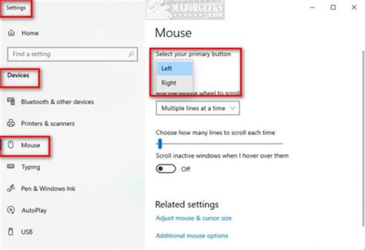 Why is my mouse buttons reversed?