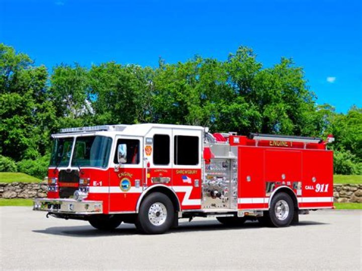 Why is the firefighter truck red?