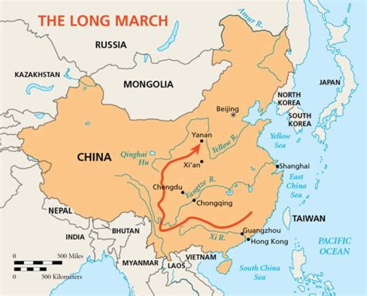 Why was the Long March a failure?