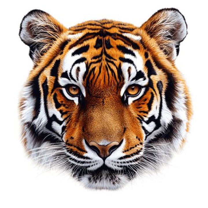 Wie kreierst du ein Tiger-Gesicht?